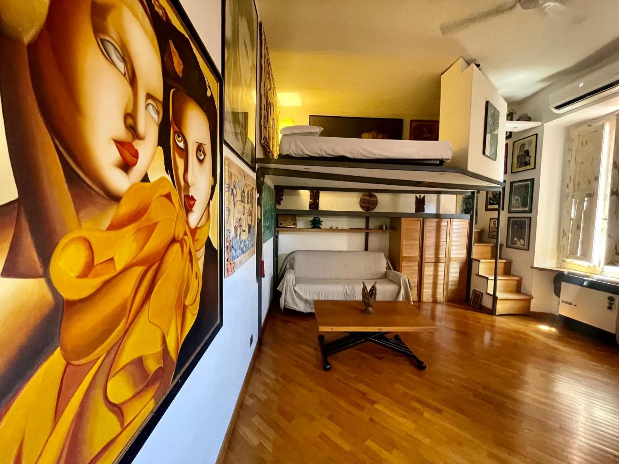 Апартаменты Our Arty Flat In Monti Рим Экстерьер фото